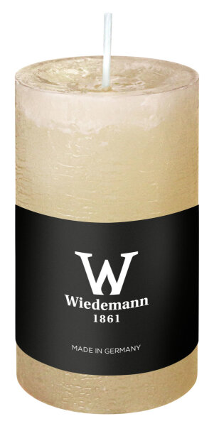 Stumpenkerzen Marble Rustik Bisquit Ø 58 x 120 mm